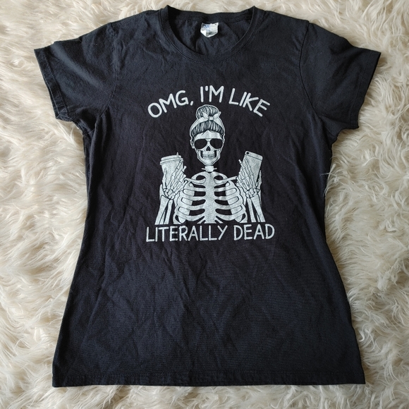 Tops - OMG Dead Tee Size Medium